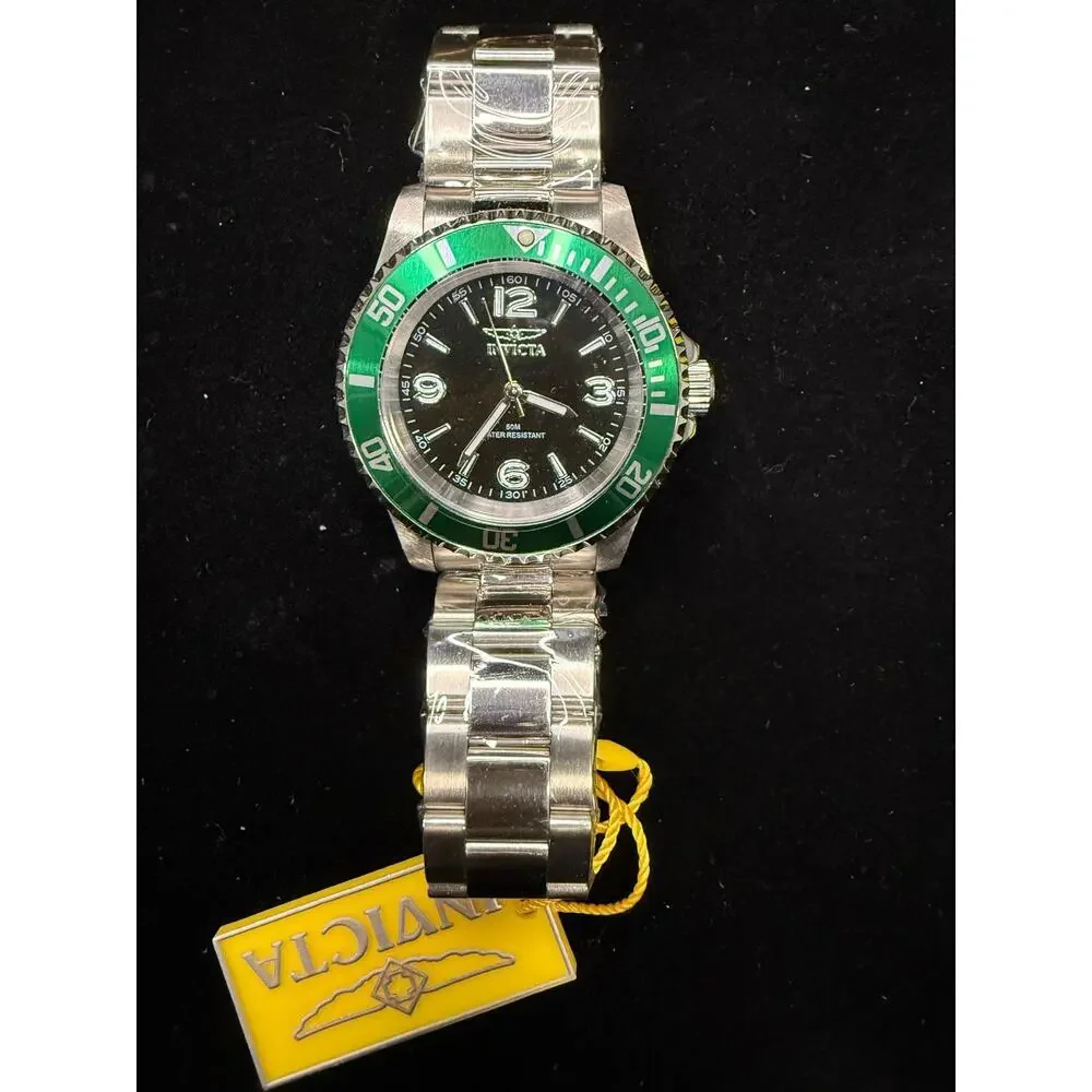 Invicta Specialty Rowan Men's Watch 40mm, Steel Green, Black Dial. New! 49338